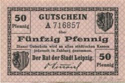 Leipzig - Stadt - 31.12.1918 - 50 Pfennig