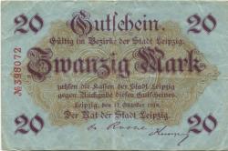 Leipzig - Stadt - 17.10.1918 - 20 Mark