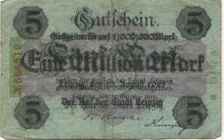Leipzig - Stadt - 10.8.1923 - 1 Million Mark