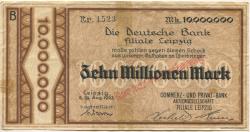 Leipzig - Commerz- und Privat-Bank AG, Filiale Leipzig - 24.8.1923 - 10 Millionen Mark