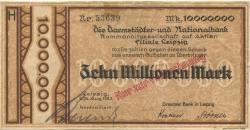 Leipzig - Dresdner Bank - 24.8.1923 - 10 Millionen Mark