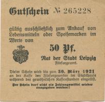 Leipzig - Fürsorgeamt - - 30.3.1921 - 50 Pfennig