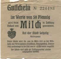 Leipzig - Fürsorgeamt - - 30.3.1922 - 50 Pfennig
