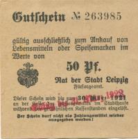 Leipzig - Fürsorgeamt - - 31.3.1923 - 50 Pfennig