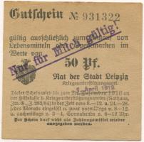 Leipzig - Kriegsunterstützungsamt - - 1.4.1919 - 50 Pfennig
