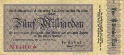 Lichtenstein(-Callnberg) - Stadt - 22.10.1923 - 5 Milliarden Mark 