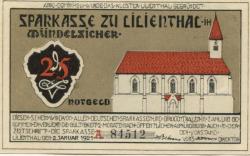 Lilienthal - Sparkasse - 2.1.1921 - 25 Pfennig