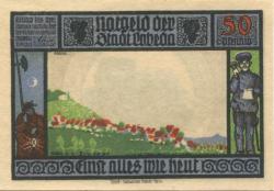 Lobeda (heute: Jena) - Stadt - 1921 - 50 Pfennig 