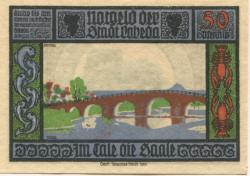 Lobeda (heute: Jena) - Stadt - 1921 - 50 Pfennig