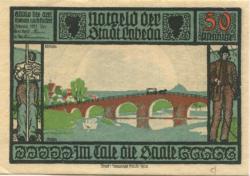 Lobeda (heute: Jena) - Stadt - 1921 - 50 Pfennig