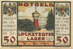 Lockstedter Lager (heute: Hohenlockstedt) - Gemeinde - 1.8.1921 - 31.3.1922 - 50 Pfennig