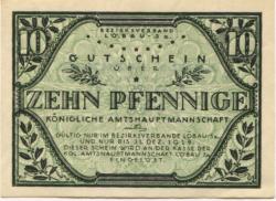 Löbau - Amtshauptmannschaft - 1917 - 31.12.1918 - 10 Pfennig