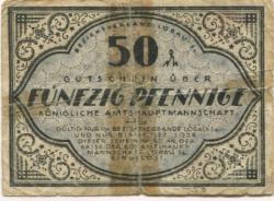 Löbau - Amtshauptmannschaft - 1917 - 31.12.1918 - 50 Pfennig