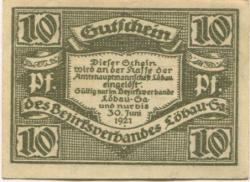 Löbau - Amtshauptmannschaft - - 30.6.1921 - 10 Pfennig