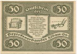 Löbau - Amtshauptmannschaft - - 30.6.1921 - 50 Pfennig