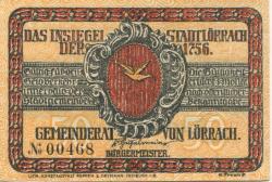 Lörrach - Stadt - -- - 50 Pfennig
