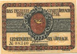 Lörrach - Stadt - -- - 50 Pfennig