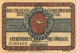 Lörrach - Stadt - -- - 50 Pfennig