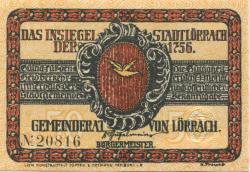 Lörrach - Stadt - -- - 50 Pfennig
