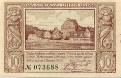 Lötzen (heute: PL-Gizycko) - Stadt - 1.11.1920 - 10 Pfennig