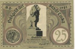Lucka - Stadt - 1917 - 25 Pfennig