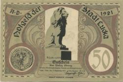 Lucka - Stadt - 1917 - 50 Pfennig