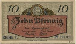 Luckau - Kreis - Mai 1917 - 31.12.1919 - 10 Pfennig