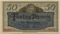 Luckau - Kreis - Mai 1917 - 31.12.1919 - 50 Pfennig