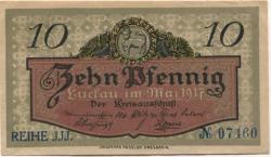Luckau - Kreis - Mai 1917 - 31.12.1920 - 10 Pfennig