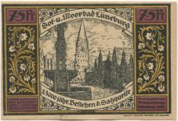 Lüneburg - Verkehrsverein - 1921 - 75 Pfennig 