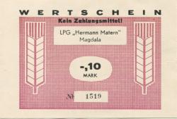 Magdala - LPG Hermann Matern - -- - -.10 Mark 