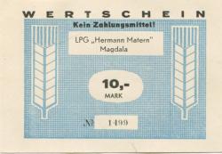 Magdala - LPG Hermann Matern - -- - 10 Mark 