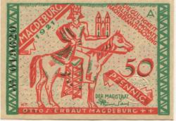 Magdeburg - Stadt - 1921 - 50 Pfennig 