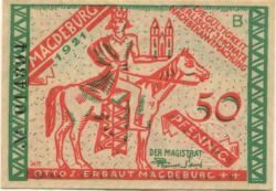 Magdeburg - Stadt - 1921 - 50 Pfennig 