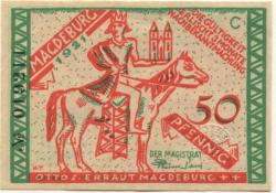 Magdeburg - Stadt - 1921 - 50 Pfennig 