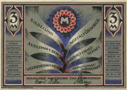 Magdeburg - Mitteldeutsche Ausstellung, Leitung - - 31.10.1922 - 3 Mark 