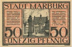 Marburg - Stadt - 5.7.1918 - 50 Pfennig