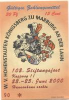 Marburg - W. V. Hohenstaufen-Königsberg, Kaffweg 11 (Hansen-Haus) - 23.6.2000 - 30 Pfennig