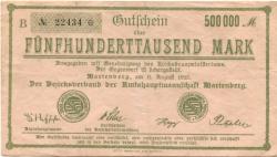 Marienberg - Amtshauptmannschaft - 11.8.1923 - 500000 Mark