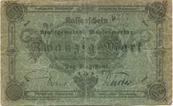 Marienwerder (heute: PL-Kwidzyn) - Stadt - 1.11.1918 - 1.2.1919 - 20 Mark