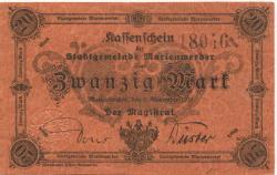 Marienwerder (heute: PL-Kwidzyn) - Stadt - 1.11.1918 - 1.2.1919 - 20 Mark