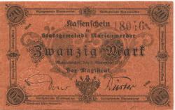 Marienwerder (heute: PL-Kwidzyn) - Stadt - 1.11.1918 - 1.2.1919 - 20 Mark 