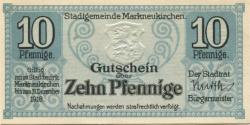 Markneukirchen - Stadt - - 31.12.1918 - 10 Pfennig