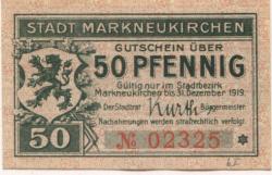 Markneukirchen - Stadt - - 31.12.1919 - 50 Pfennig