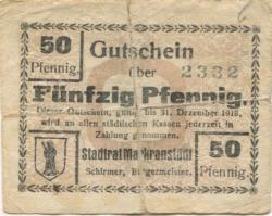 Markranstädt - Stadt - - 31.12.1918 - 50 Pfennig