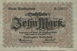Marktredwitz - 5.15.11.1918 - 1.2.1919 - 10 Mark