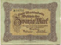 Marktredwitz - 5.15.11.1918 - 1.2.1919 - 20 Mark