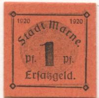 Marne - Stadt - 1920 - 1 Pfennig