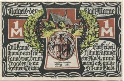 Marne - Stadt - - 1.1.1922 - 1 Mark