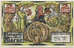 Marne - Stadt - - 1.1.1922 - 2 Mark